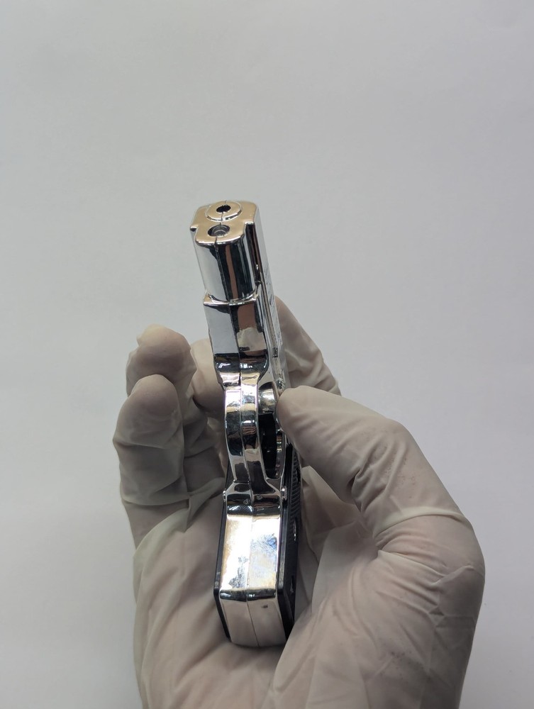 M1911A1 Mini Gun Keychain Laser Pointer, LED Flashlight 1/6 Scale