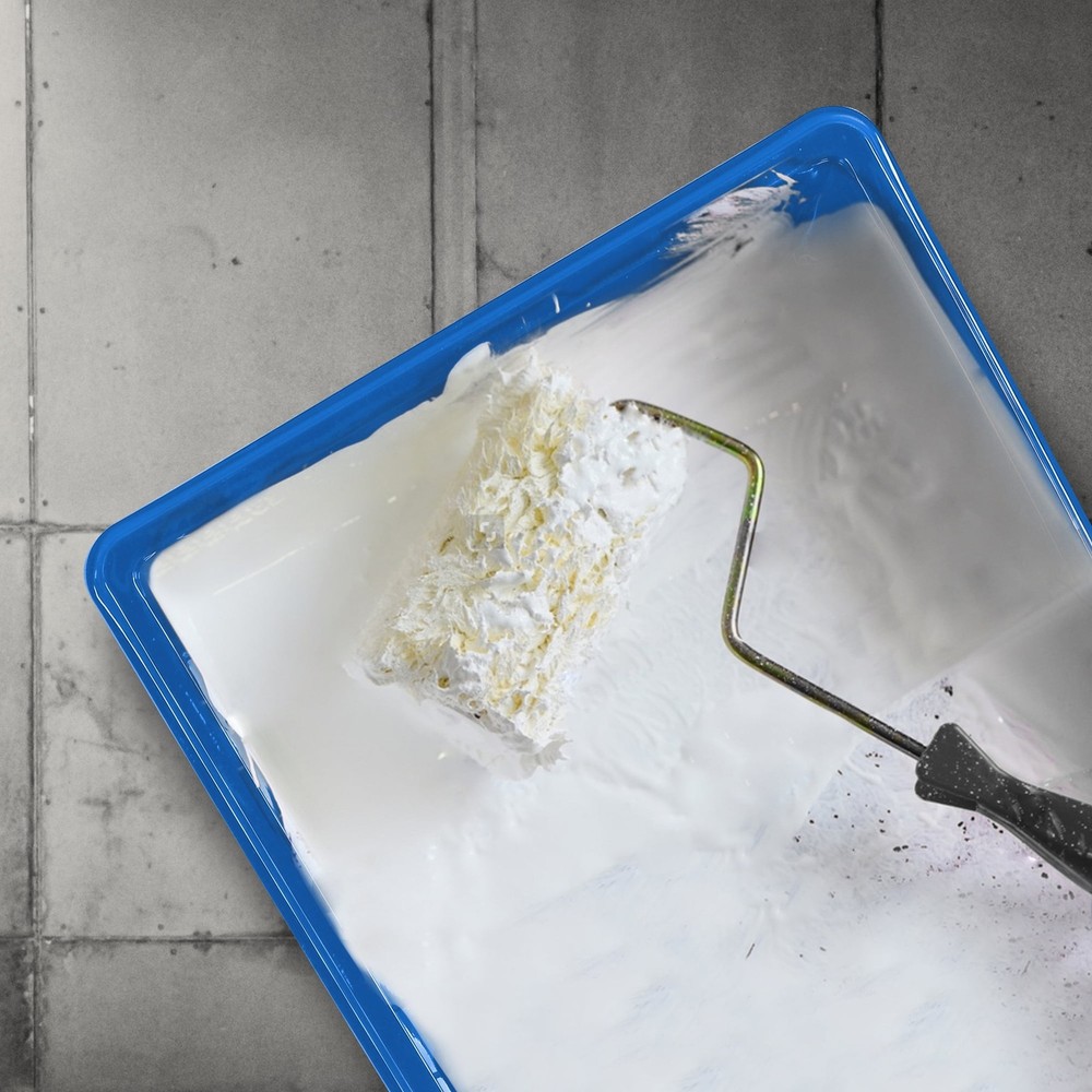 Paint Pro Plastic 9-inch Plastic Paint Tray, Blue