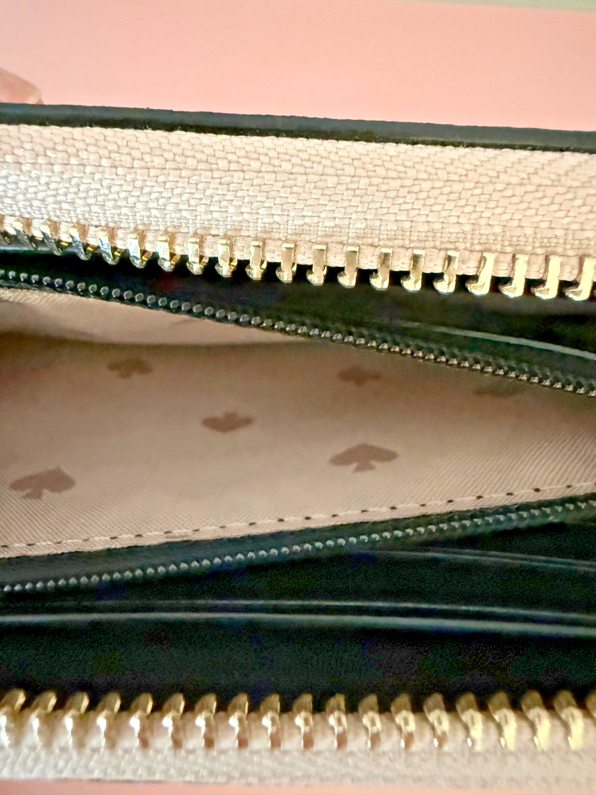 Kate Spade X Disney Minnie Mouse Wallet, applying her lipstick, A+dorable :-) !!