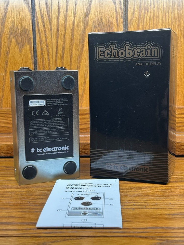 TC Electronics Echo Brain Analog Delay True Bypass Effects Pedal Electric
