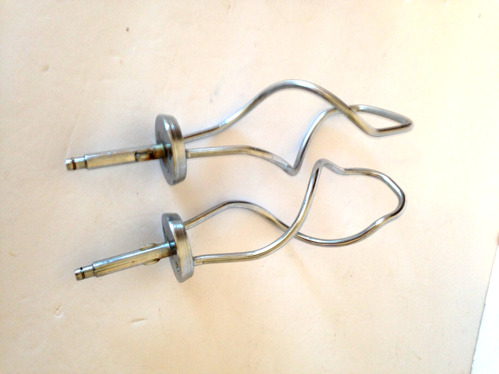 Oster Regency Kitchen Center Mixer Replacement Pair Closed Dough Hooks Beaters