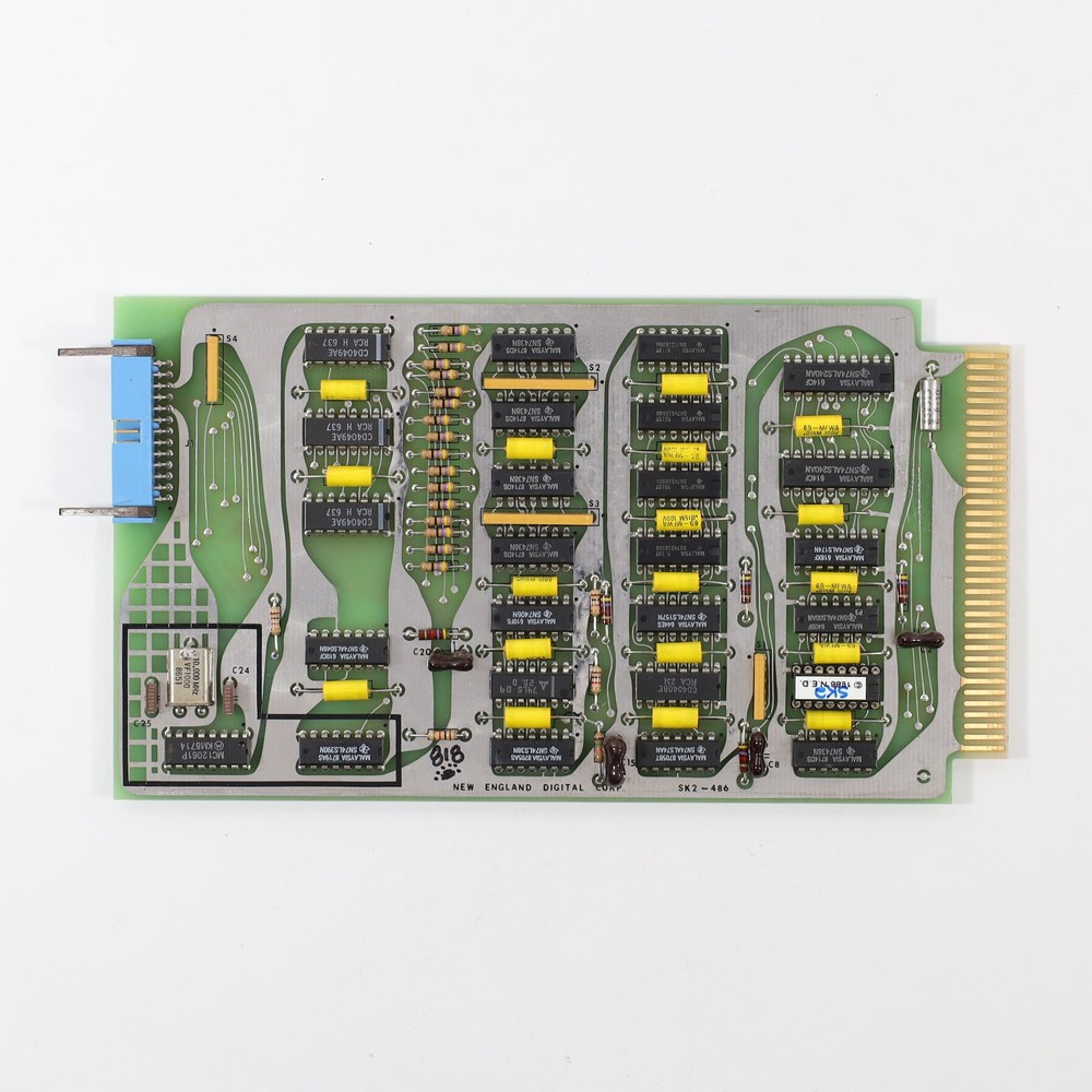 New England Digital Synclavier SK2-486 Computer Bin Card