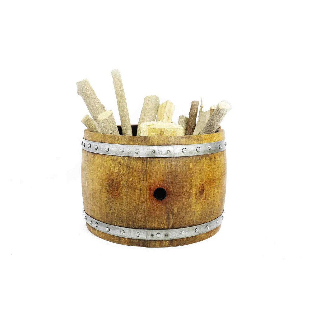 Mid-Wine Barrel Chest (Table Base) (Oak Barrel Table-Whiskey Barrel Table)