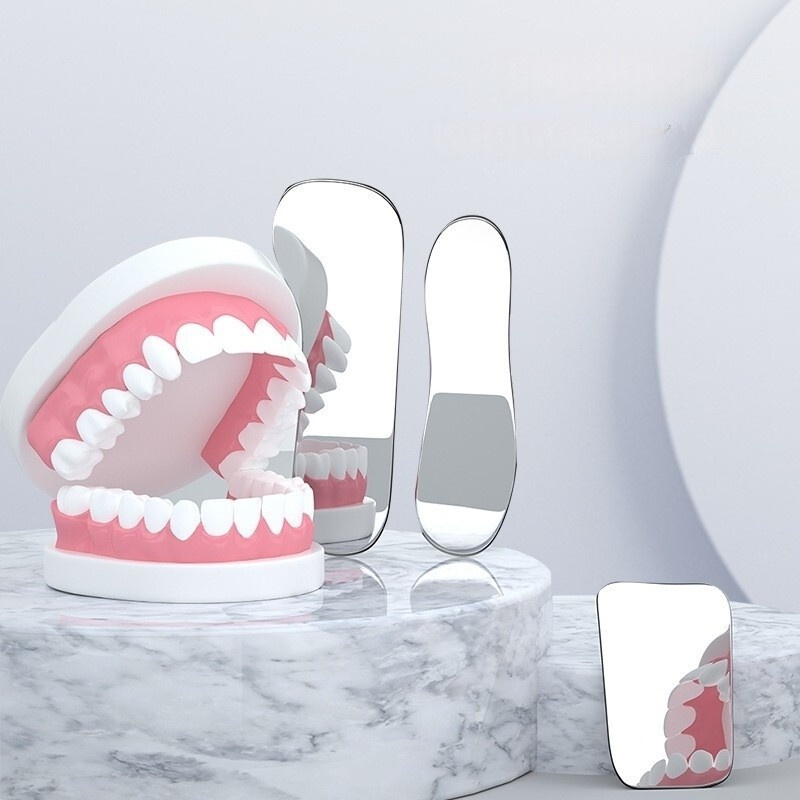 Dental Glass Mouth Mirror Orthodontic Photo Mirrors Intraoral Reflector Set #1-5
