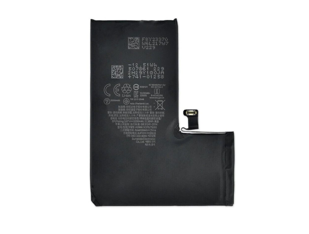 For Apple iPhone 14 Pro Battery Internal Replacement 3200 mAh + Tool Adhesive