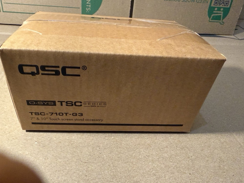 QSC TSC-710T-G3 Table Top Stand for 7" and 10" Touchscreen Controller