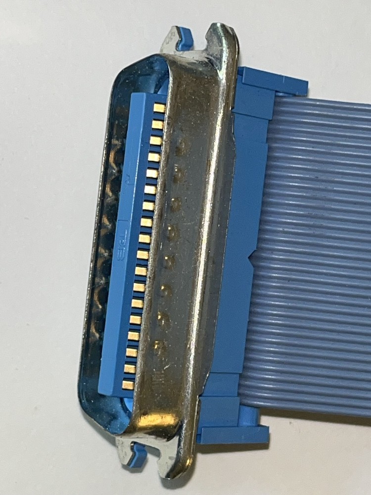 Radio Shack Parallel Printer Cable Centronics 34 pin Connectors TRS80 Tandy