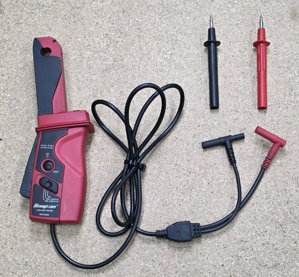 Snap-On Tools Low Amp Probe EETA308A For Digital Multimeter #2