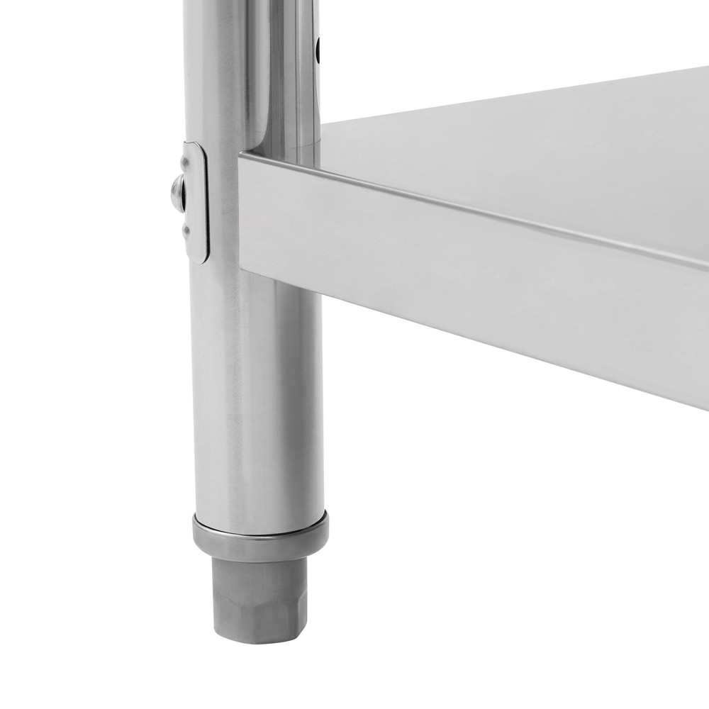 Commercial Kitchen Work Table Adjustable Work Bench Stainless Steel Prep Table