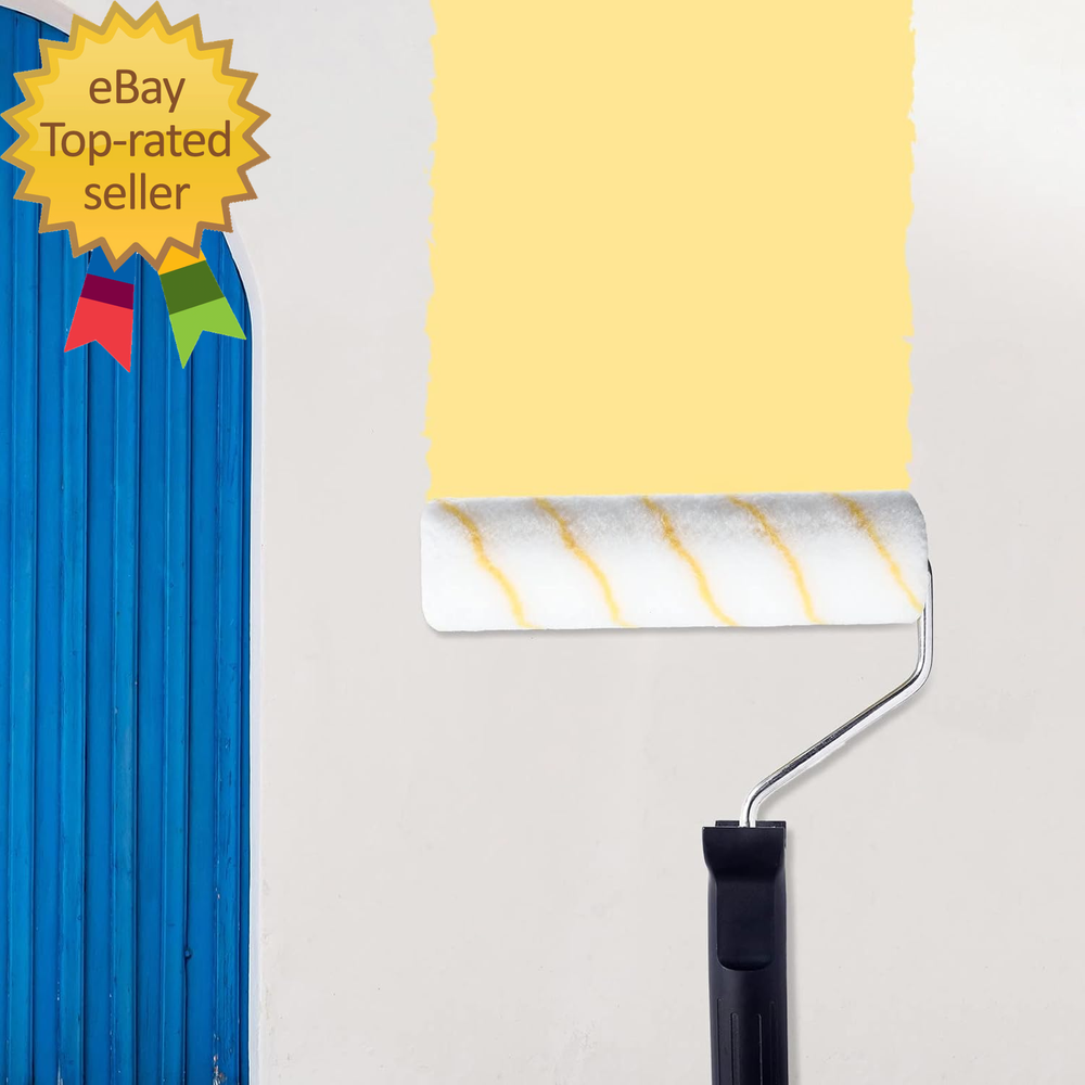 100 Pieces Paint Roller Covers 1/2 X 9 Inch Microfiber Paint Roller Covers Naps