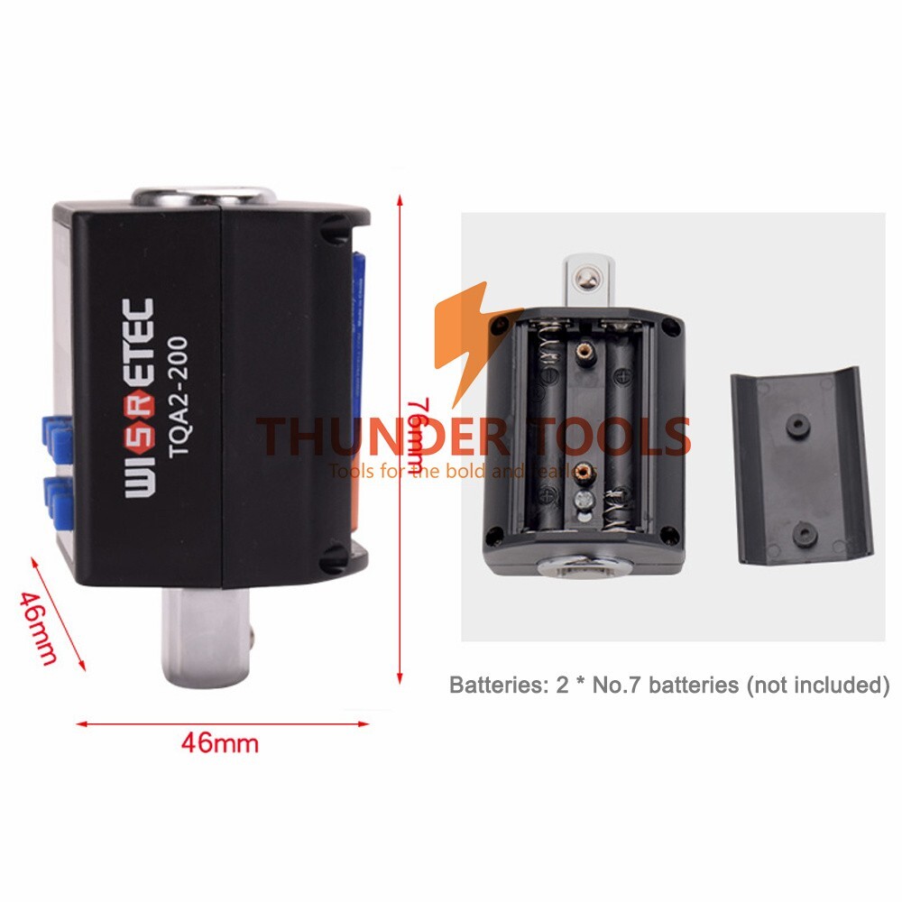 Digital Torque Meter Digital Backlight Display Two-ways Measurement TQA2-340