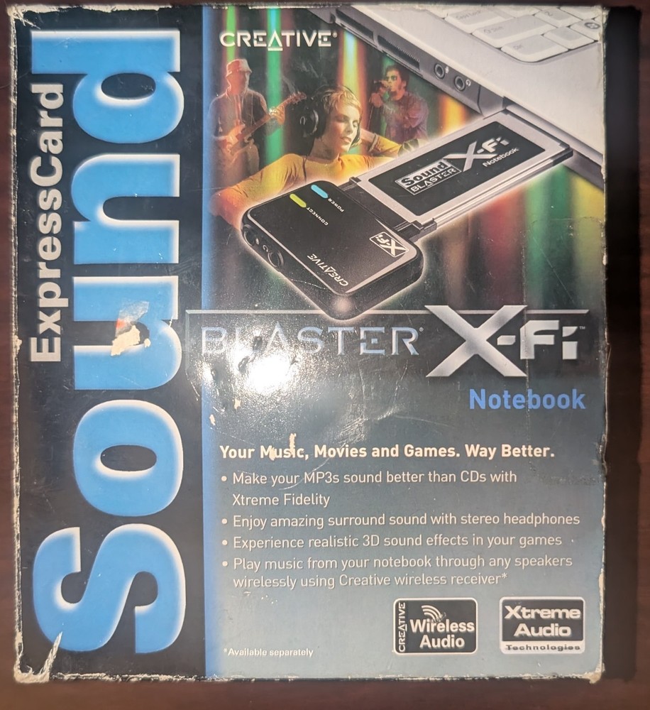 Creative ExpressCard Sound Blaster X-Fi Notebook SB0950