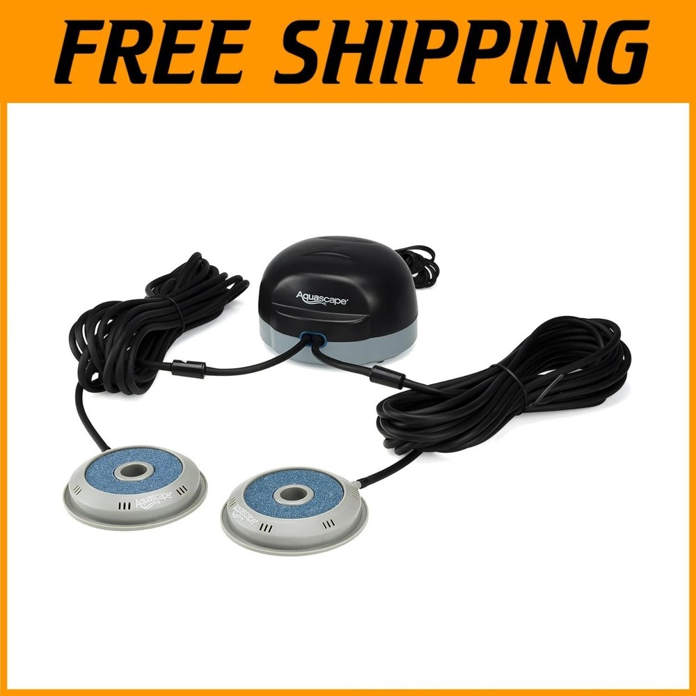 Easy Maintenance Pond Aerator - 2 Outlets-