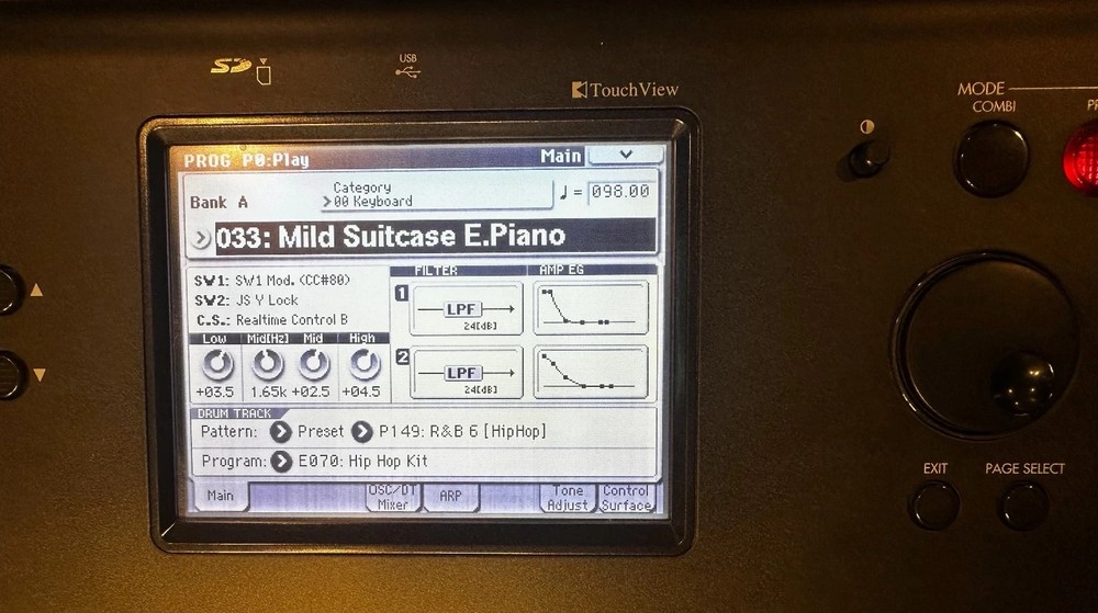 Korg M50 88 Key Workstation Synth Keyboard MultiFunction Audio Tested Working