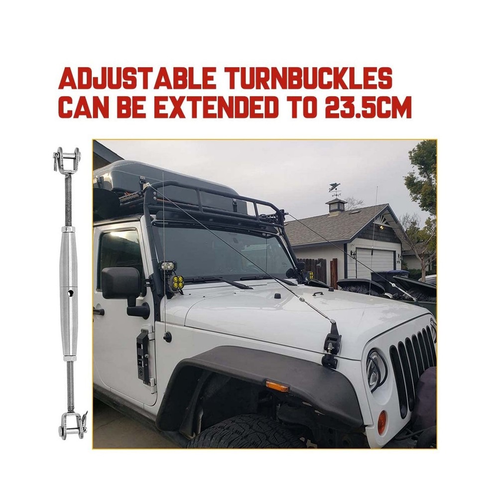 JK Limb Riser Adjustable Limb Risers Kit Through the Jungle Protect... Fast Ship