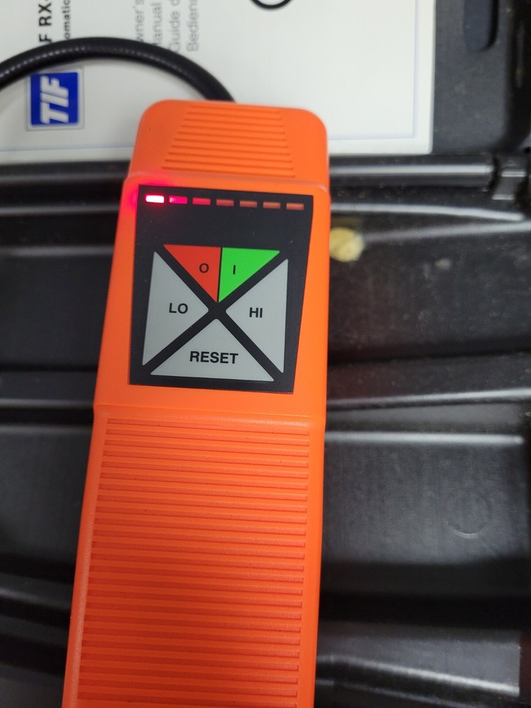TIF Rx-1, Automatic Halogen Leak Detector Lightly Used, Excellent Condition