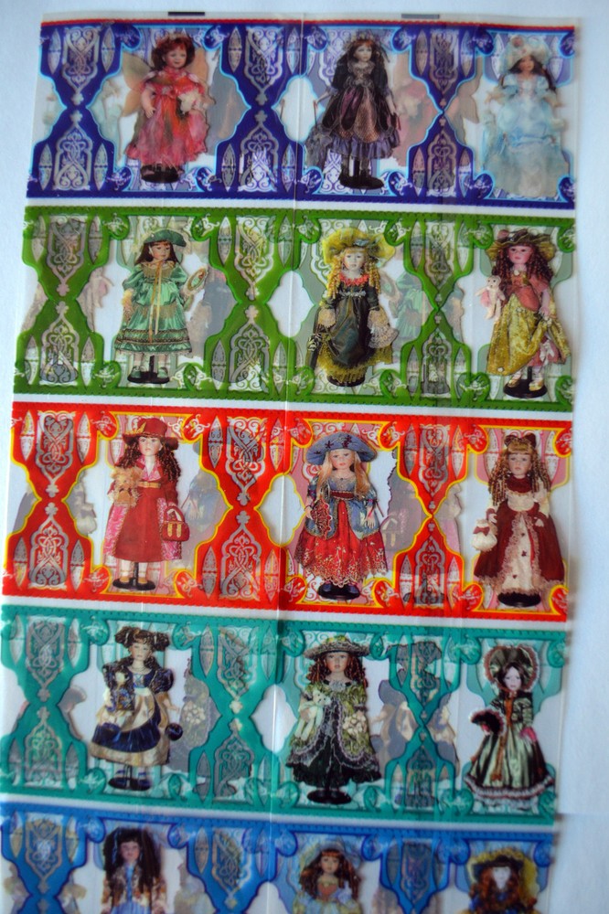 14 EASTER EGG WRAPS THERMO SLEEVES, VINTAGE DOLLS