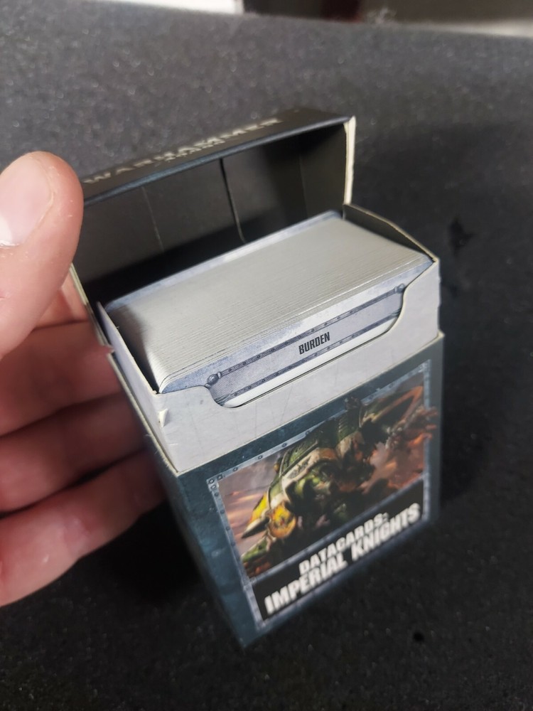 Warhammer 40k Games Workshop -Data cards: Imperial knights