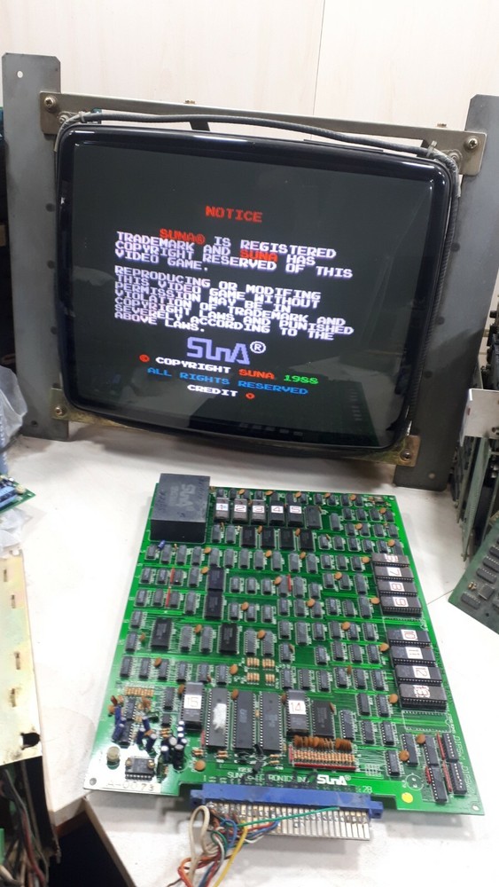 super ranger Arcade Jamma PCB orıjınal
