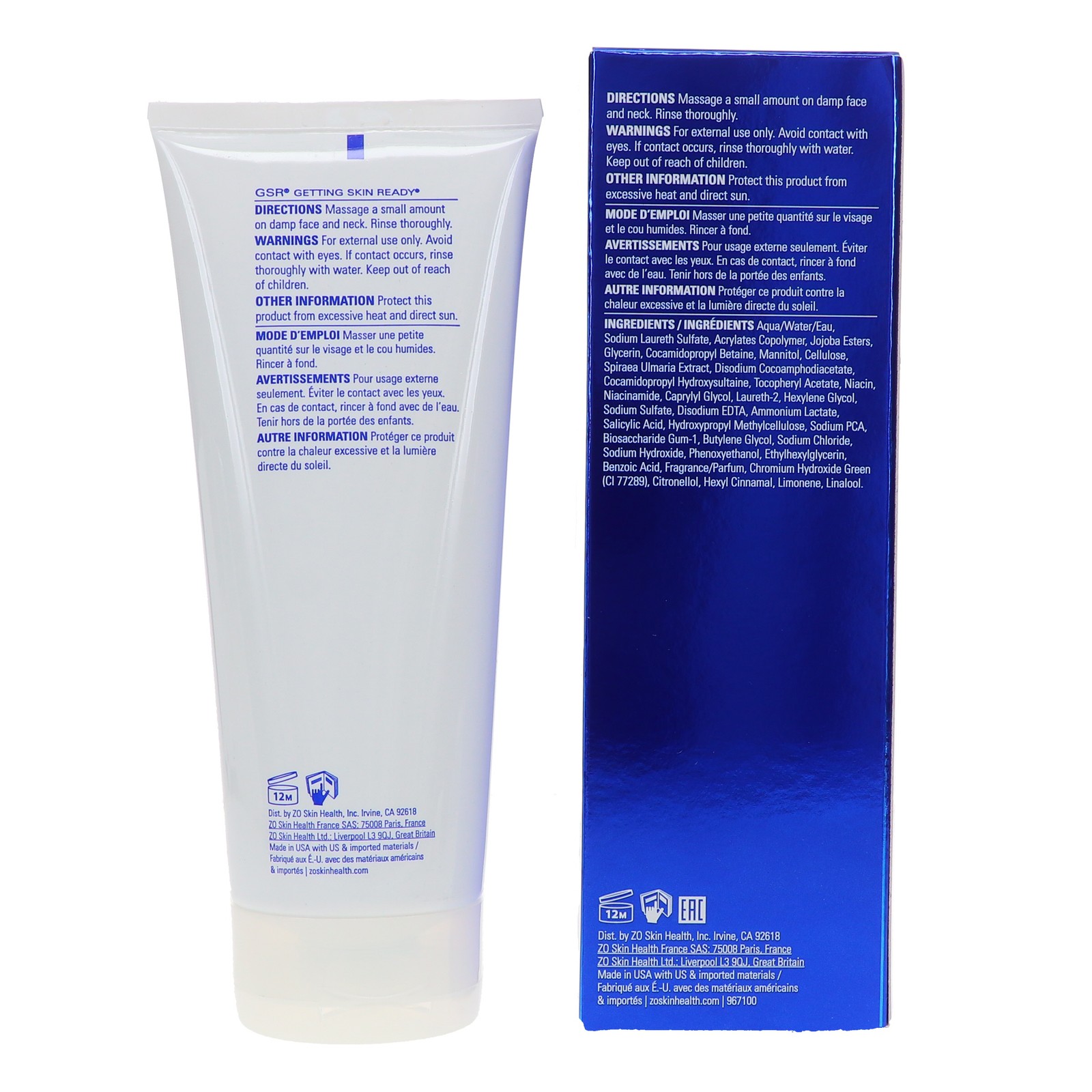 ZO Skin Health Exfoliating Cleanser Normal to Oily Skin 6.7 oz