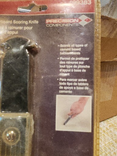 Precision components, backerboard knife score Cement board, 49959