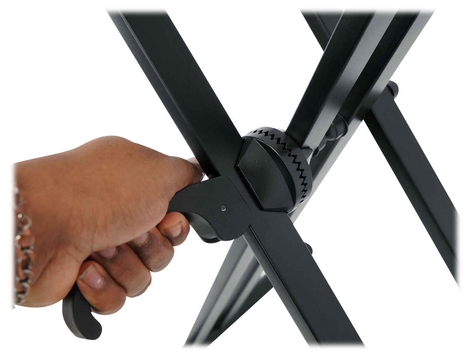 Rockville RKS42X 2-Tier Keyboard or DJ Stand Fits Sequential 2-Tierphet XL