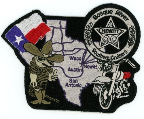 MISCELLANEOUS TEXAS TX BOSQUE RIVER SOUTHERN CRUISERS SHOULDER PATCH NOT PD SHRF