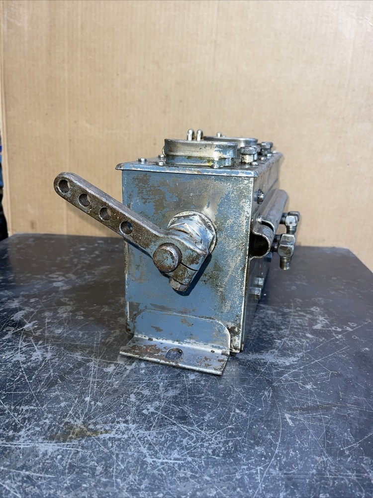 Madison Kipp Model 50 Sight 4 Feed Ratchet Oiler Lubricator Machine Engine