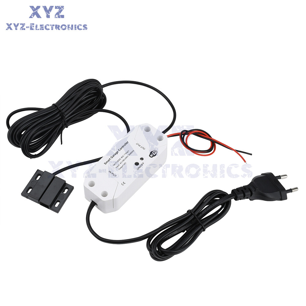 WiFi Smart Garage Door Opener Wireless APP Remote Controller Timer Voice Control