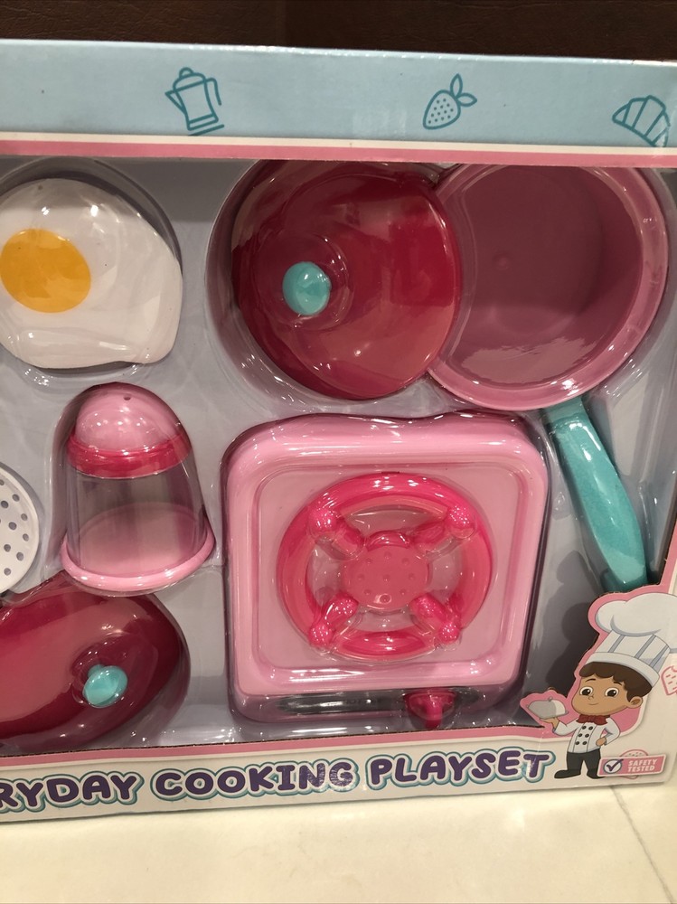 Let’s Make Dinner Playset Set New 10 Piece Set