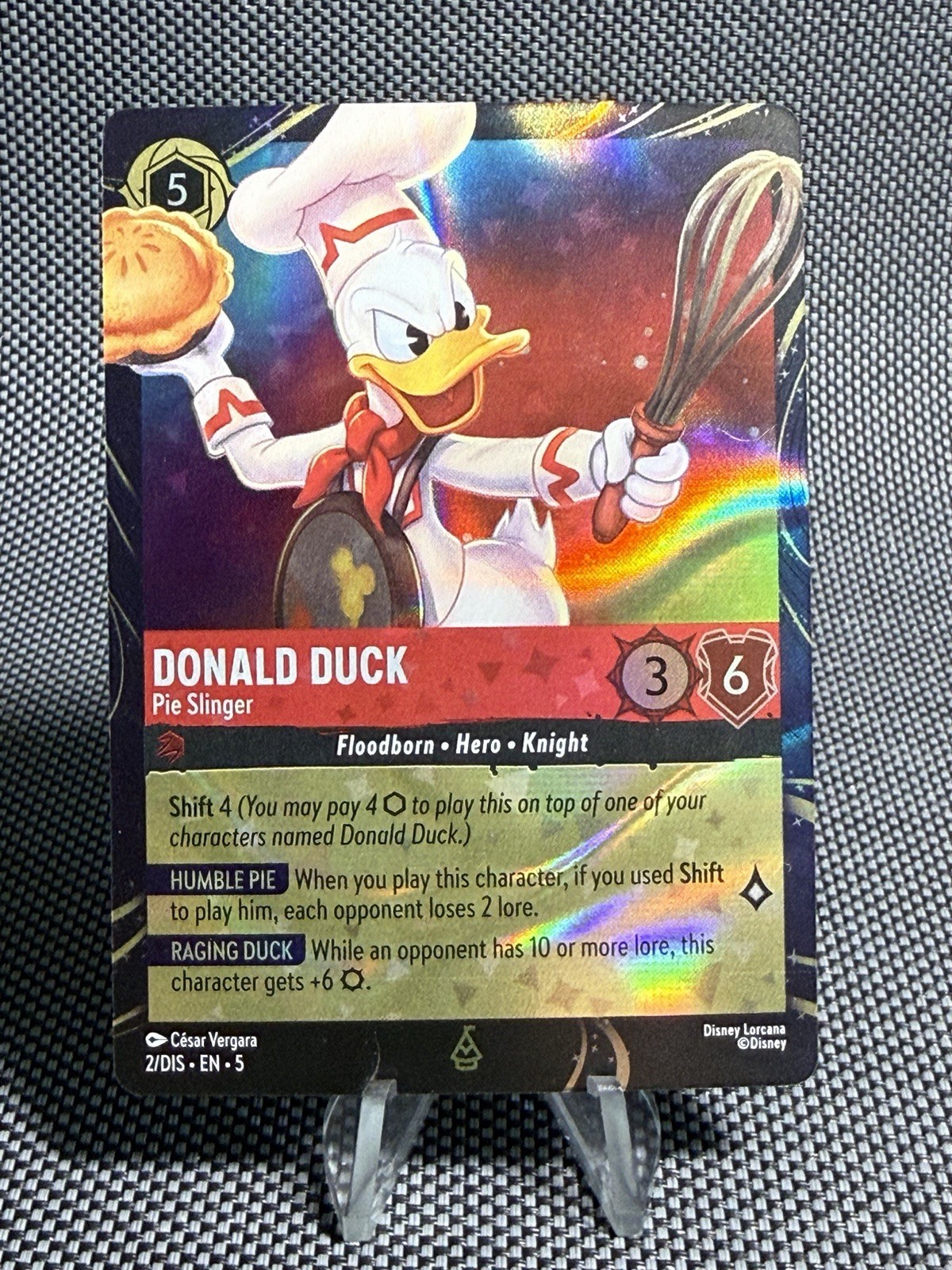 Disney Lorcana Donald Duck & Rapunzel Magical Places Epcot Cards With Questbook