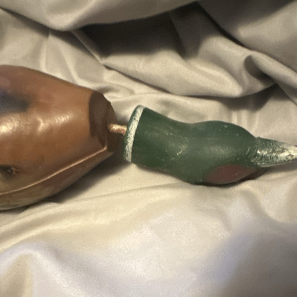 Decoy pheasant for dog training purposes.