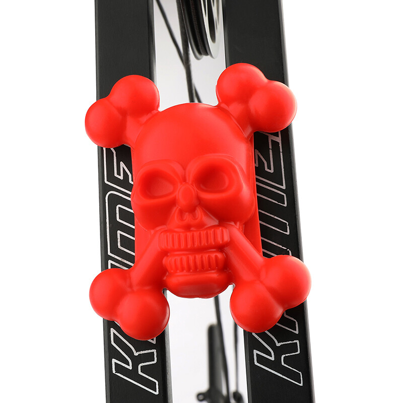 1 Set Skull Stabilizer Compound Bow Limbs Archery Silencer Limbsaver Dampener