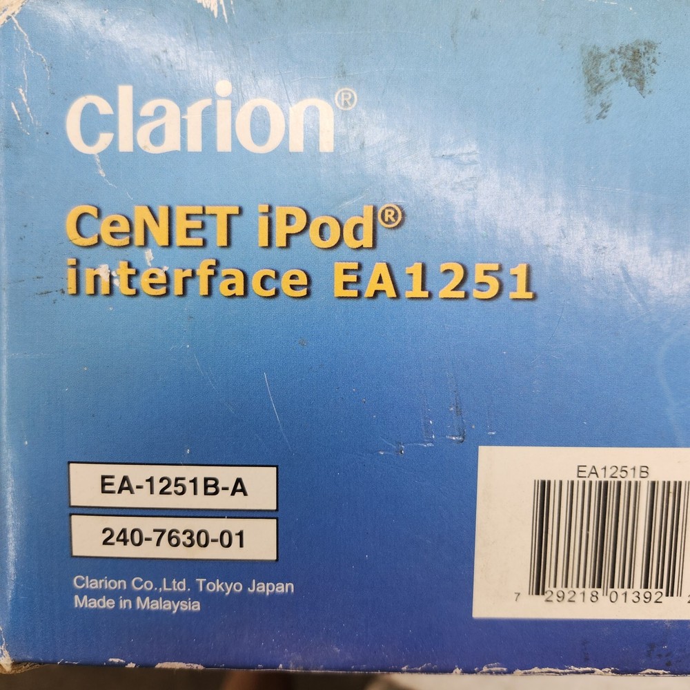 # EA-1251B-A NEW Clarion CeNET iPod Interface