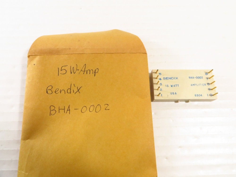 Bendix BHA-0002 Amplifier 15-Watt, NOS