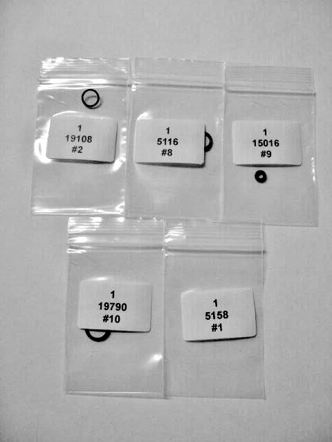 FX DRS Dynamic Valve O-Ring Kit / R&S 2.9-8DRSDVF