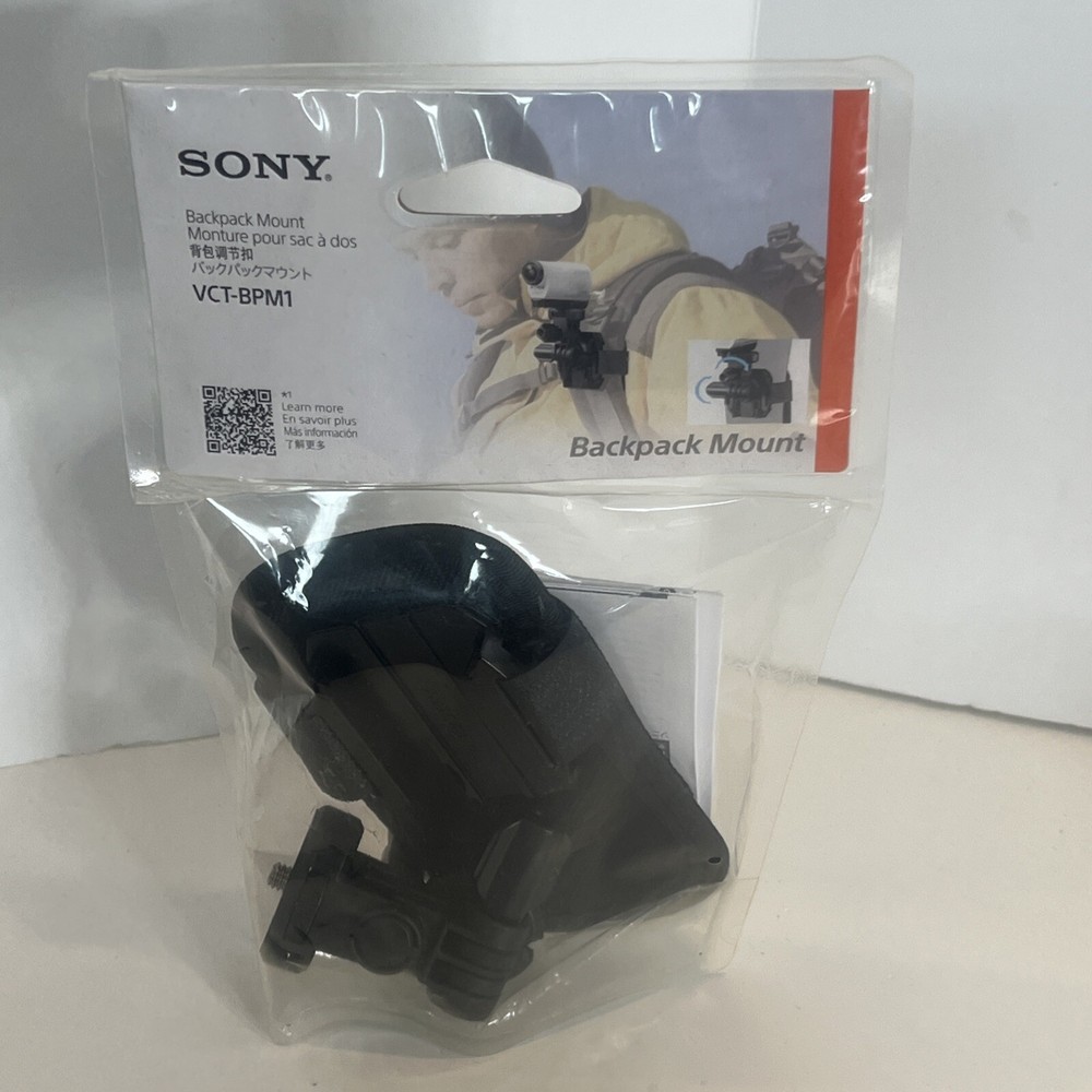 SONY VCT-BPM1 Backpack Mount New In Package, For Camera