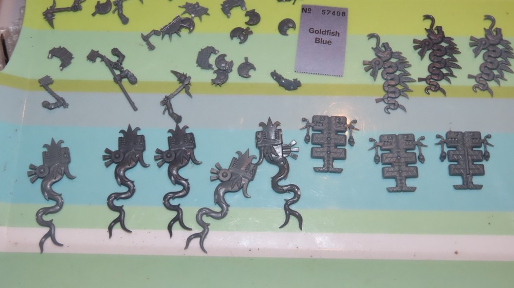 Games Workshop Warhammer Lizardmen Bits Box Spares Saurus Cavalry OOP Parts New