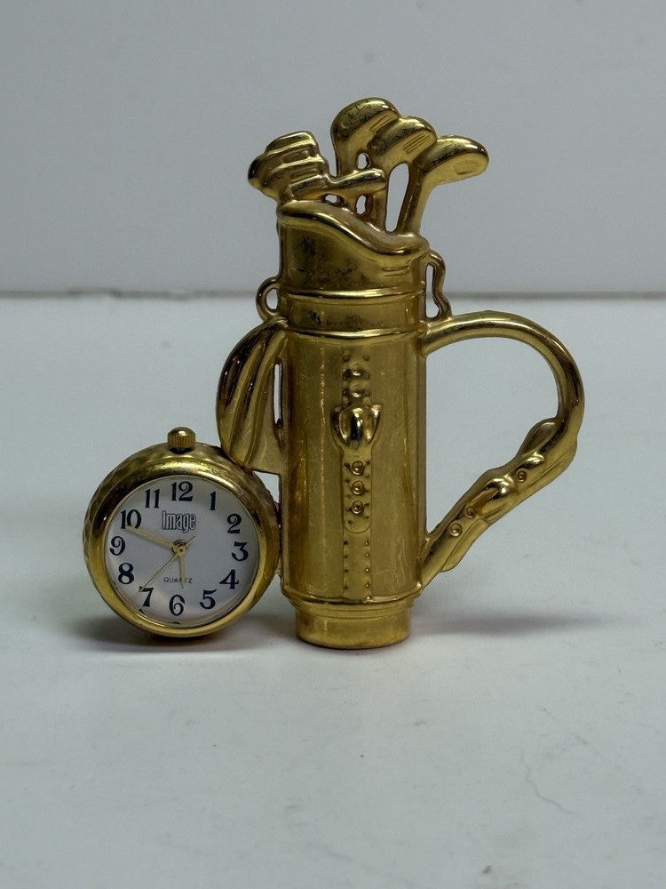 Image Analog Golf Bag Clock