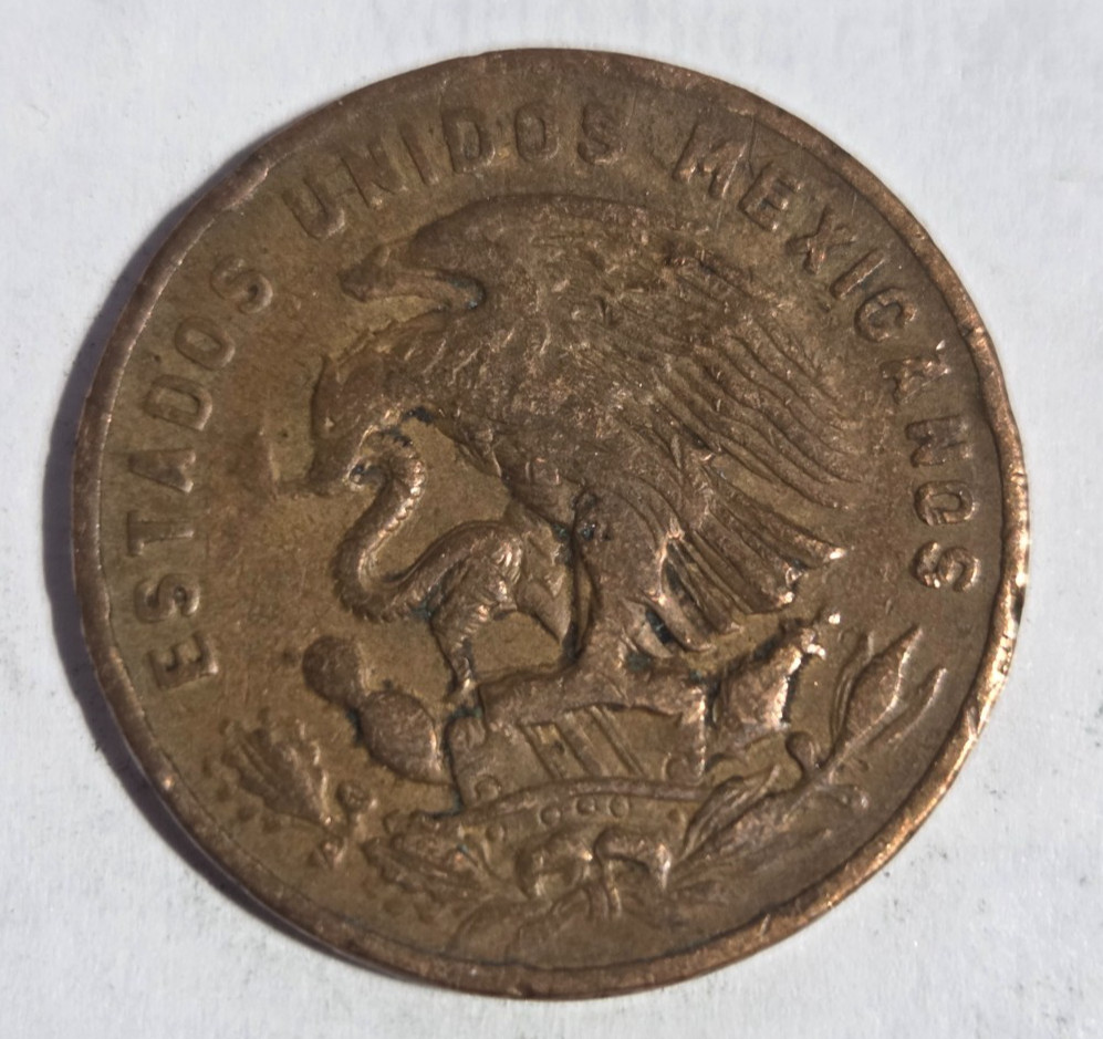 1957 Mexico 20 Centavos KM-440