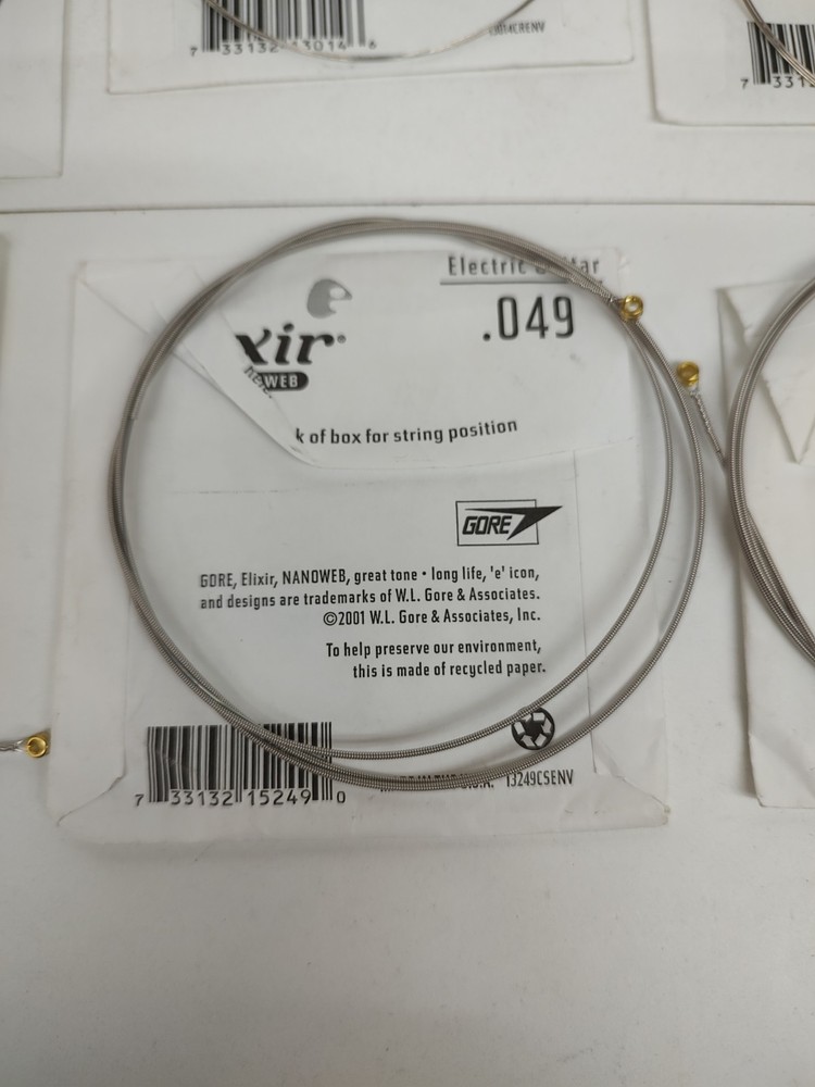 Elixir Guitar Strings NanoWeb coating Anti-Rust Plain Steel Strings