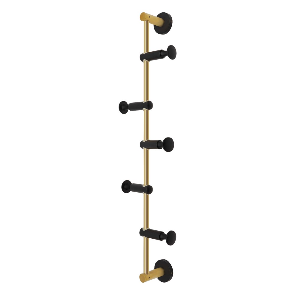 Coat Rack with 5 Adjustable Hooks Wall Mounted Vertical Coat Rack Coat Rack