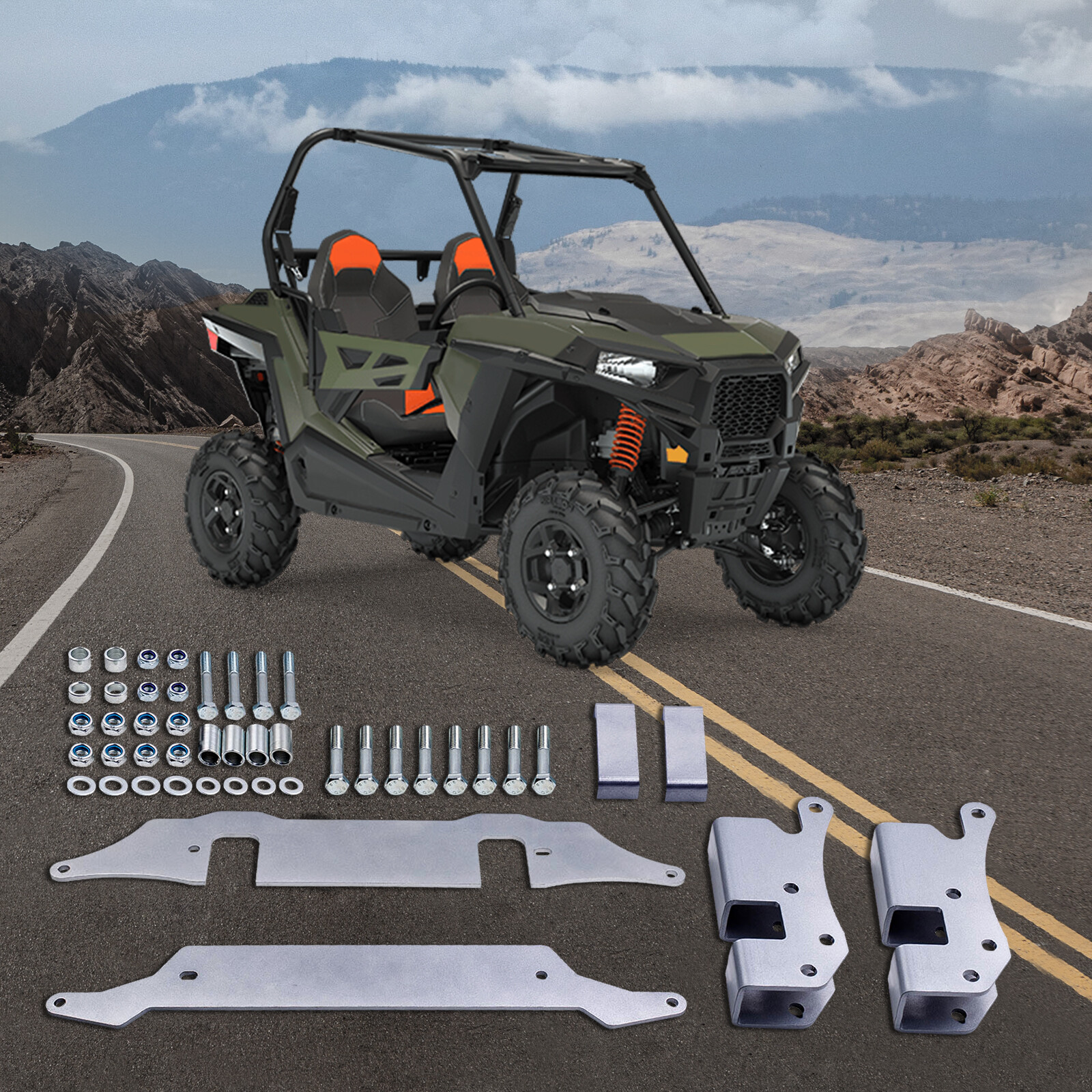 3"-5" Suspension Full Lift Kit Heavy Duty For Polaris RZR XP 4 1000 2014-2022