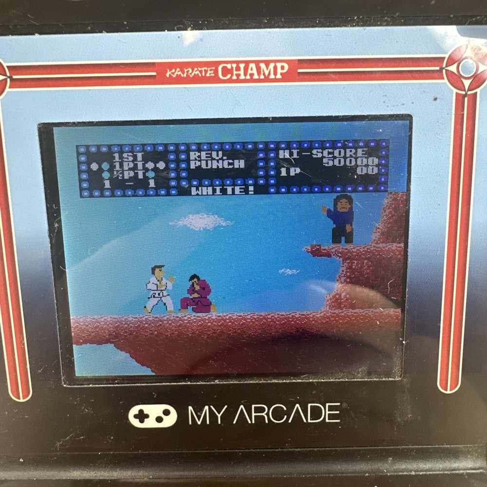 My Arcade Data East Classics Mini Player Karate Champ - Tested & Working!