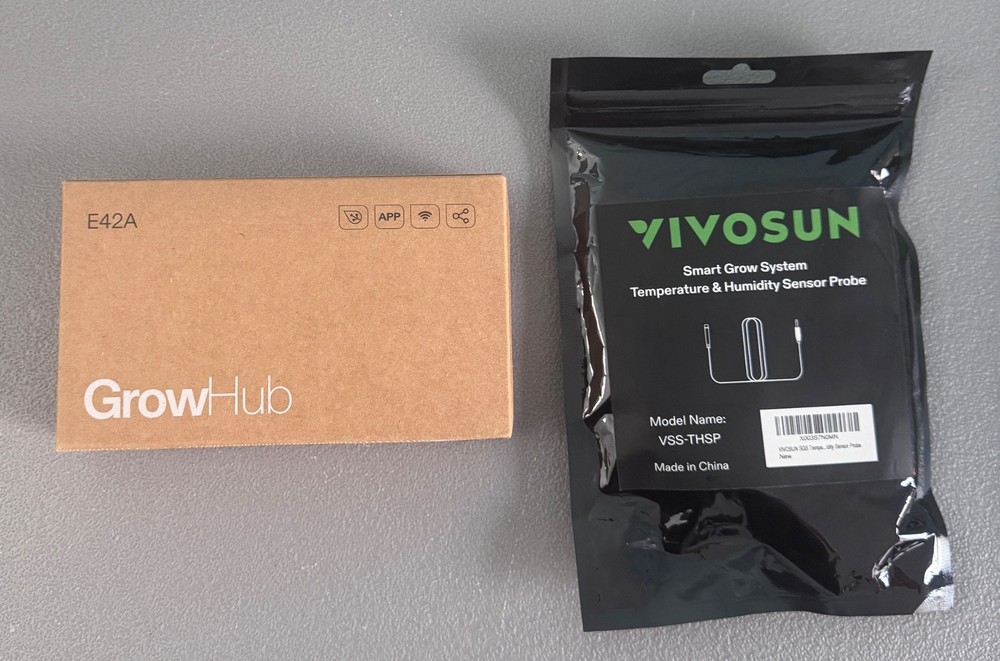 Vivosun E42A Grow Hub Smart Environmental Controller w Temp Sensor Probe NEW