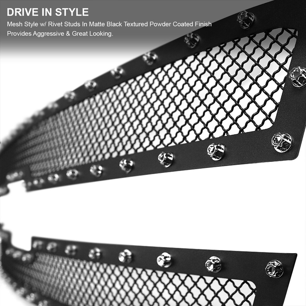 Fits 2003-2005 Chevy Silverado 2003-2006 Avalanche Mesh Upper Grille Inserts