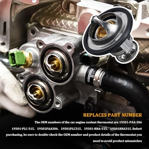 Car Thermostat, High Performance Automotive Replacement Engine Thermostat with