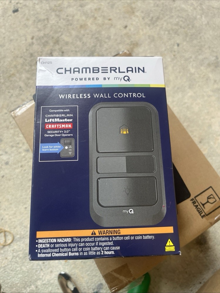 Chamberlain Powered By My Q Wireless Wall Control New Open Box