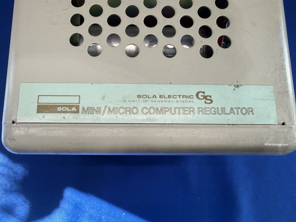 Sola Mini/Micro Computer Regulator 63-23-650-8 - Read Description