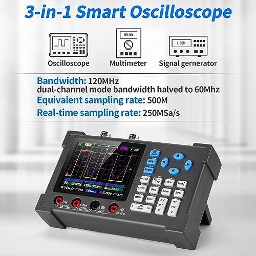 LCD Handheld Digital Oscilloscope Kit - 2 Channel 3.2" TFT Multimeter
